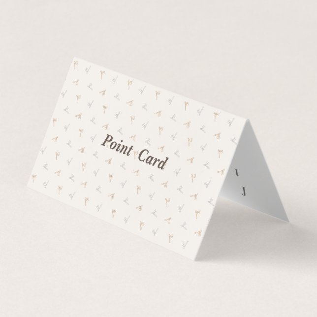 Character Custom Tonbo (Ivory) Business Card (Front)