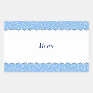 Character Customization Evening Make Up Blue Recta Sticker