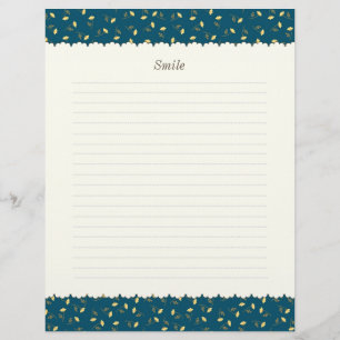 Character Customization Rose Green Letter Head Letterhead