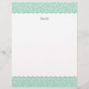 Character Customization Rose Green Letter Head Letterhead