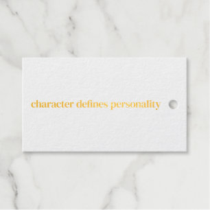Character Foil Gift Tag