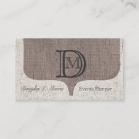 Character Linen Charming Elegant Thread  Monogram