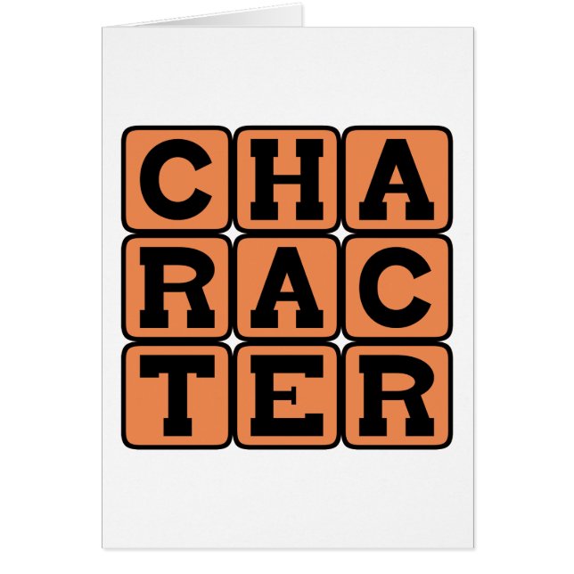 Character, Motivational (Front)