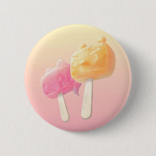 Character Popsicles 2 Inch Round Button