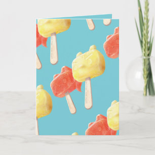 Character Popsicles Card