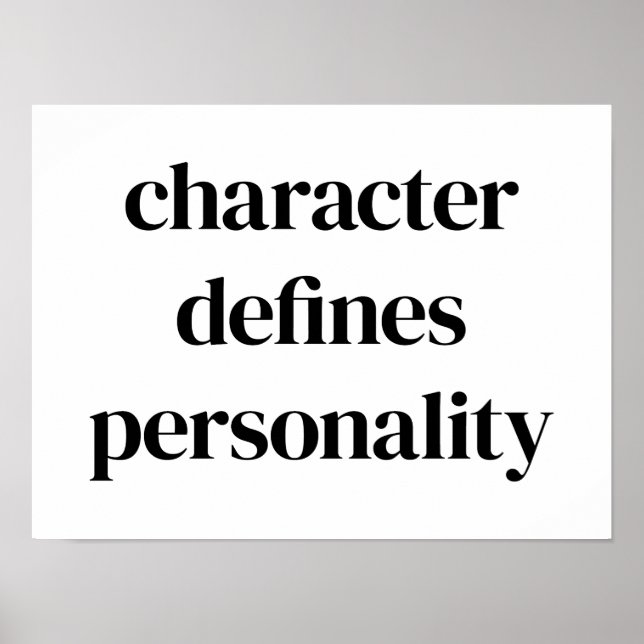 Character Poster (Front)