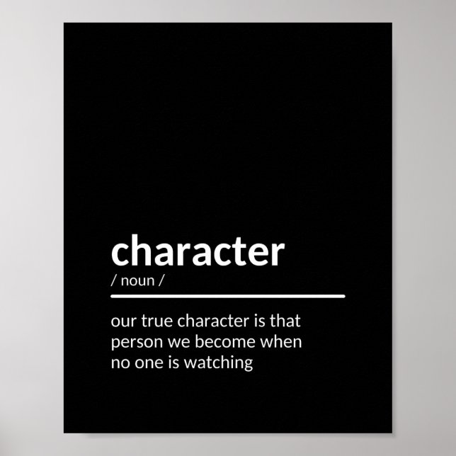 Character Quote Poster (Front)