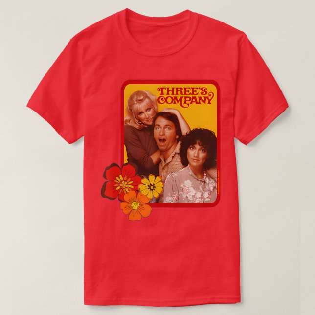 Character Retro Flower TShirt (Design Front)