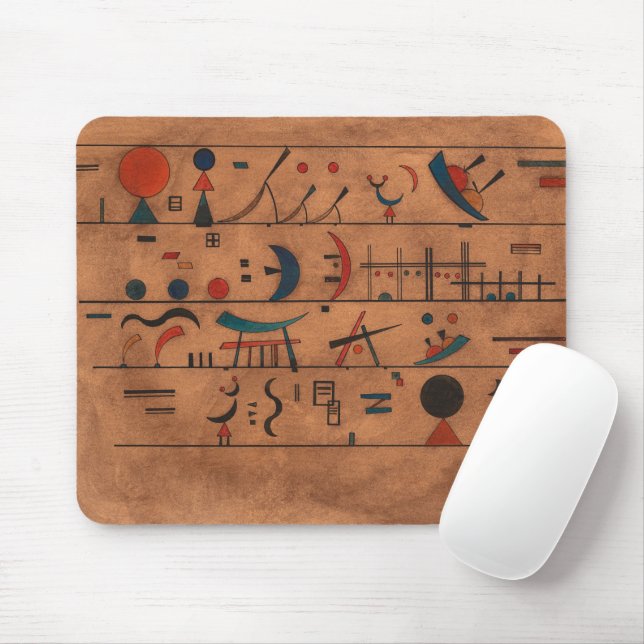 Character Strings, 1931 by Wassily Kandinsky Mouse Pad (With Mouse)