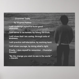 Character Traits by Virginia Plotner Poster