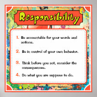 Character Traits Posters, Responsibility - 6 of 6