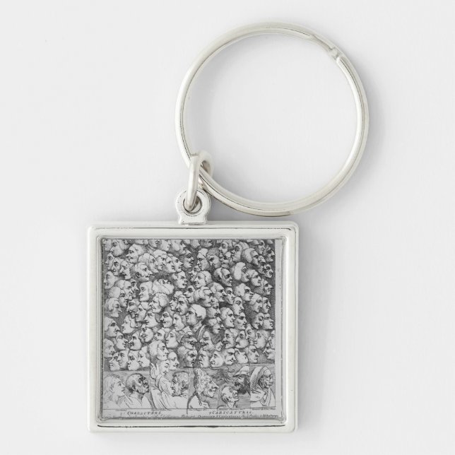 Characters and Caricatures Keychain (Front)