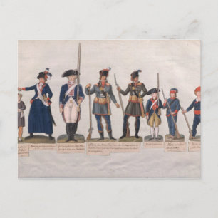 Characters of the French Revolution Postcard