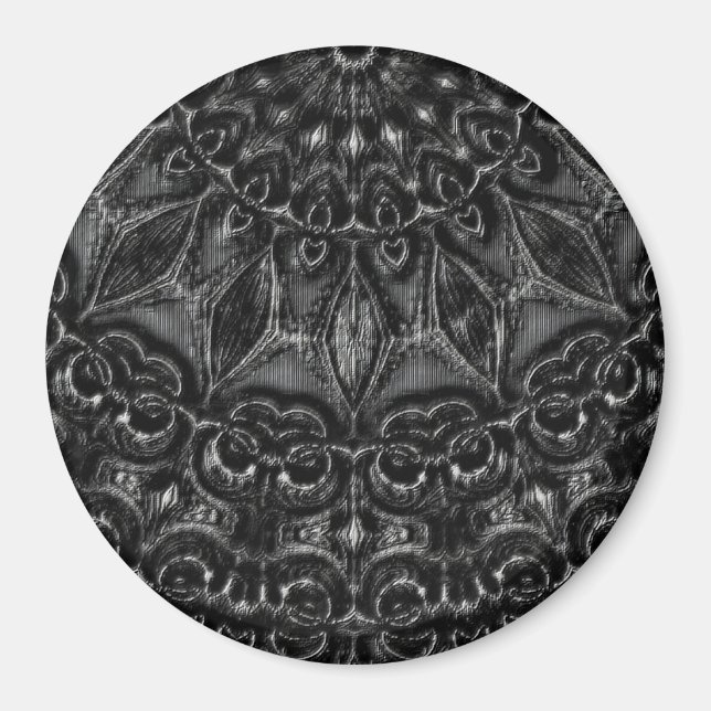 Charbon Mandala Magnet (Devant)