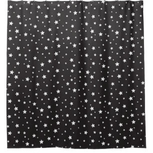 Charcoal and White Stars Celestial Sky