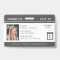 Charcoal Chevron Homeschool Student ID Badge