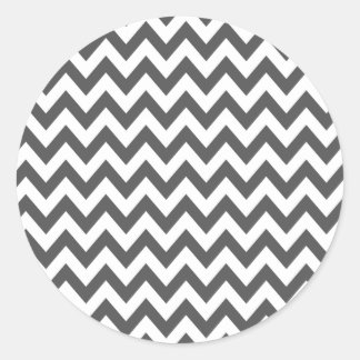 Charcoal Chevron Stickers
