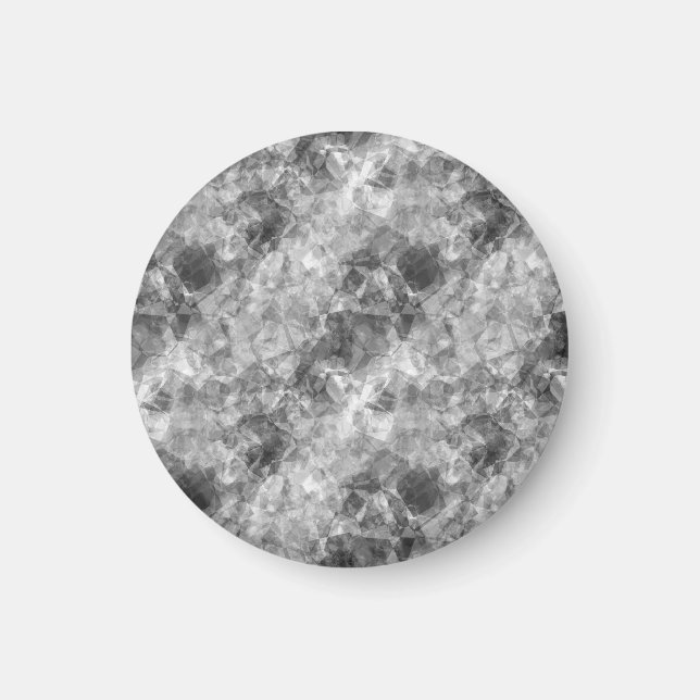 Charcoal Crumpled Texture Magnet (Front)