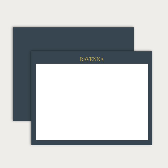 Charcoal Gold Name Personalized Custom Luxury Gift Card (Creator Uploaded)