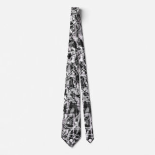 Charcoal Graffiti Tie