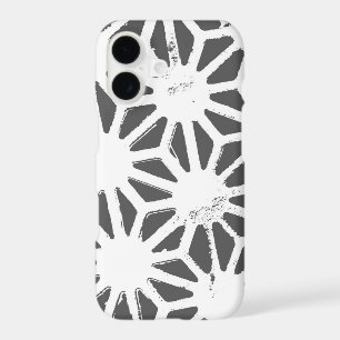 Charcoal gray geometric pattern