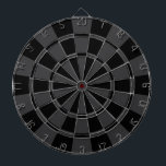 Charcoal Grey And Black Dartboard<br><div class="desc">Charcoal Grey And Black Dart Board</div>