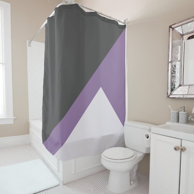 Charcoal Grey and Faded Purple (In Situ)