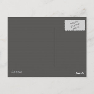 Charcoal Grey  background on a postcard