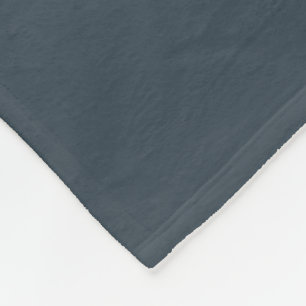Charcoal Grey Fleece Blanket