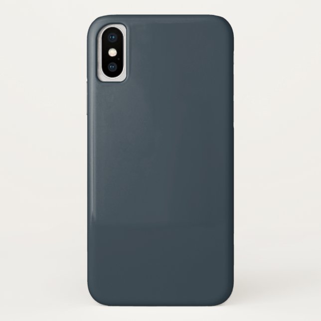 Charcoal Grey iPhone X Case (Back)