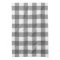Charcoal Grey Preppy Buffalo Check Plaid