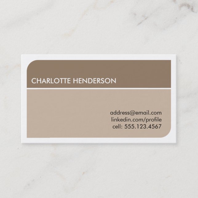 Charcoal grey smart student employment resume card (Front)