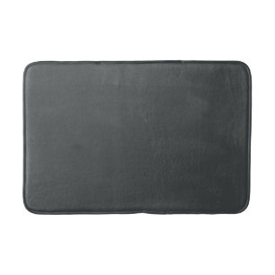 Charcoal grey (solid colour) bath mat