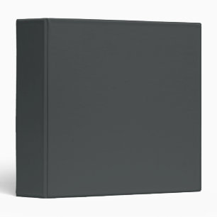 Charcoal grey (solid colour) binder