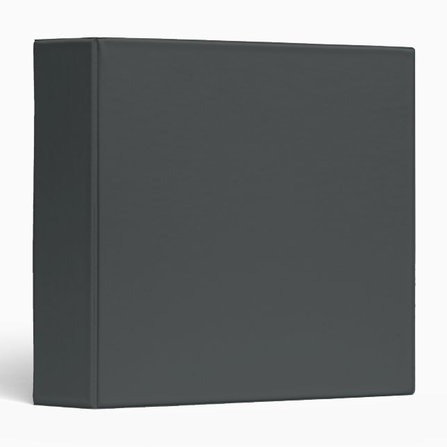 Charcoal grey (solid colour)  binder (Front/Spine)
