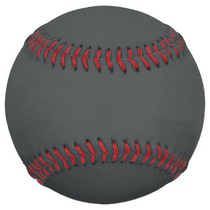 Charcoal grey (solid colour) softball
