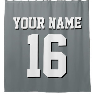 Charcoal Grey White Sports Jersey Team Jersey