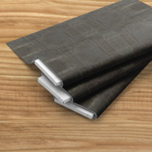 Charcoal Grunge Grey Faux Leather Fabric