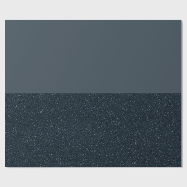 Charcoal Horizon Split Wrapping Paper – Customize (Flat)