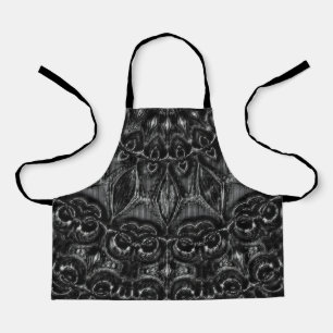 Charcoal Mandala   Apron