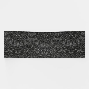 Charcoal Mandala  Banner
