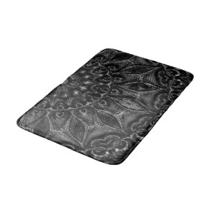 Charcoal Mandala Bath Mat