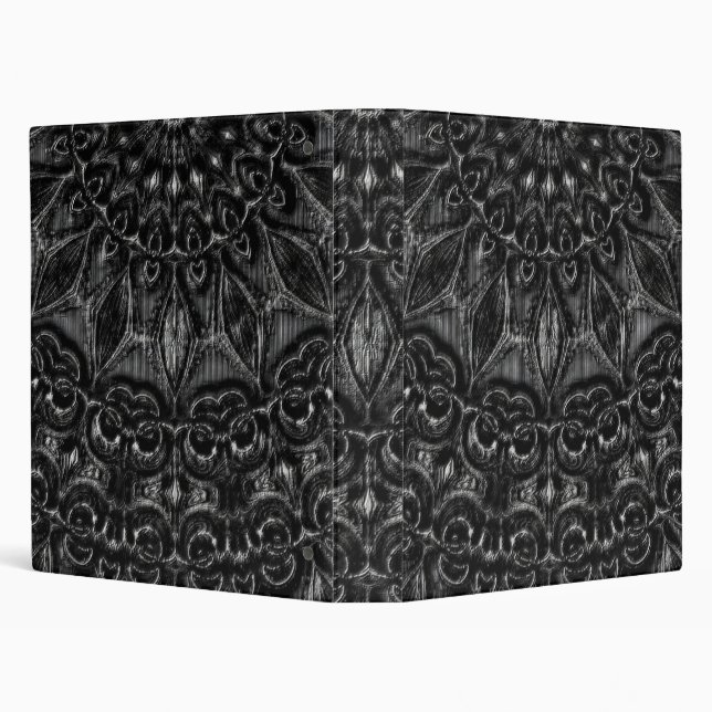 Charcoal Mandala  Binder (Background)