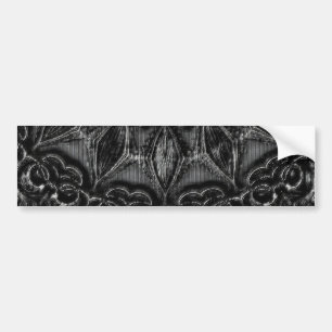 Charcoal Mandala  Bumper Sticker