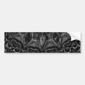 Charcoal Mandala Bumper Sticker