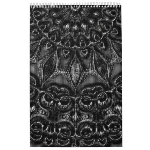 Charcoal Mandala  Calendar