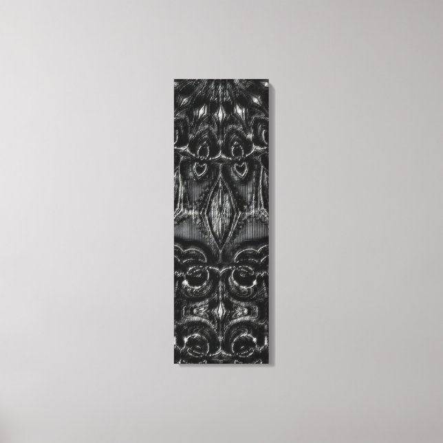 Charcoal Mandala  Canvas Print (Front)