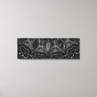 Charcoal Mandala Canvas Print