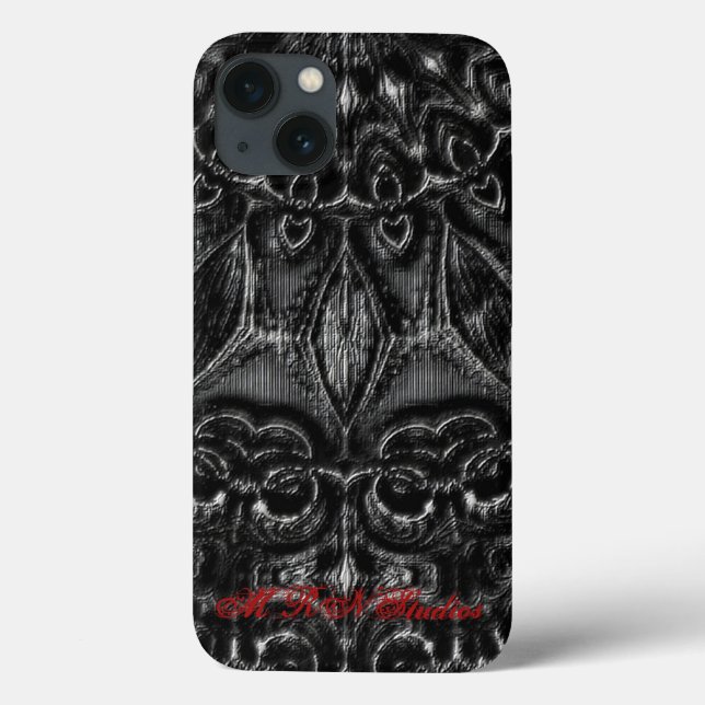 Charcoal Mandala  Case-Mate iPhone Case (Back)