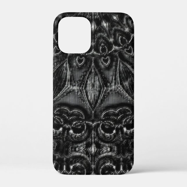 Charcoal Mandala  Case-Mate iPhone Case (Back)